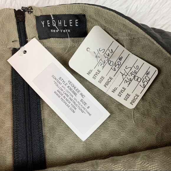 Yeohlee New York textured vegan leather pencil skirt in black workwear - Picture 11 of 13